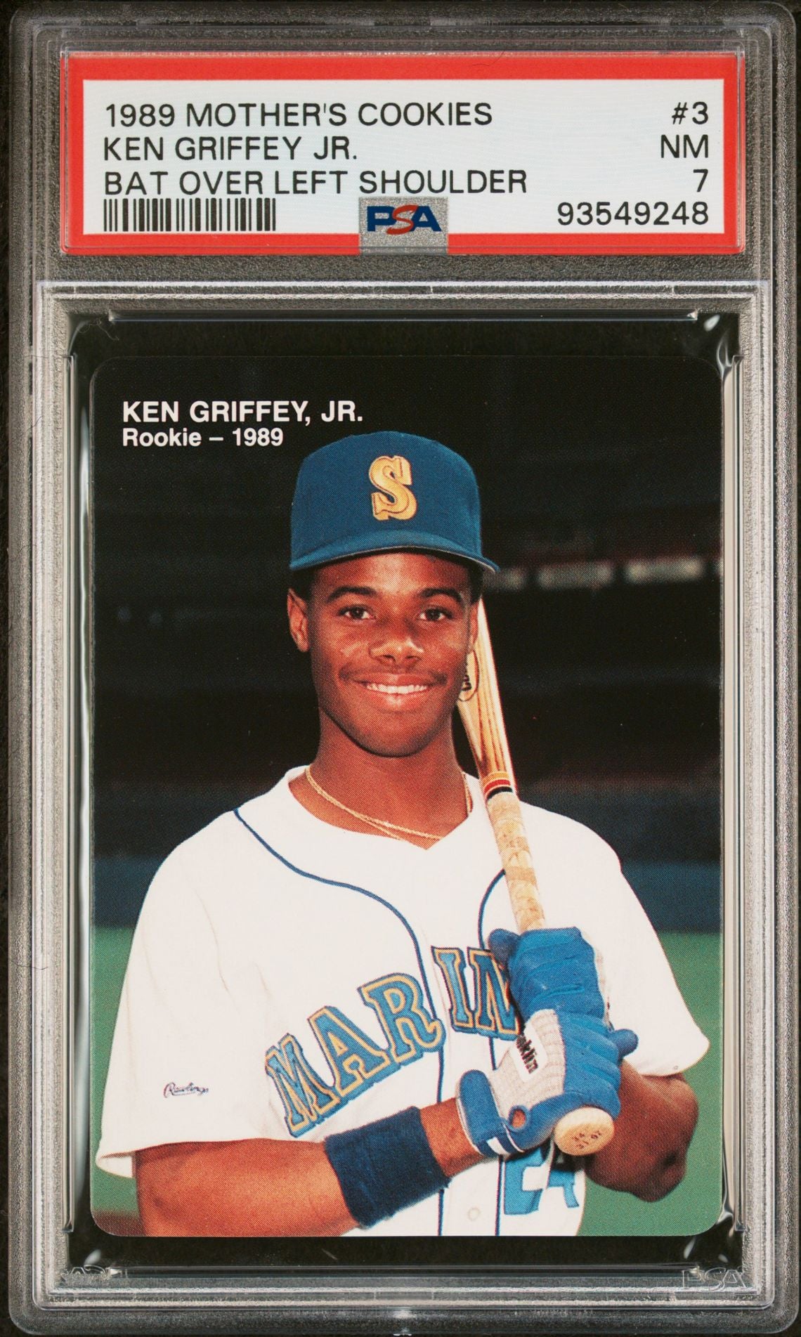 1989 Mothers Cookies Ken Griffey Jr. Set - PSA Graded SET OF 4 RARE ROOKIE