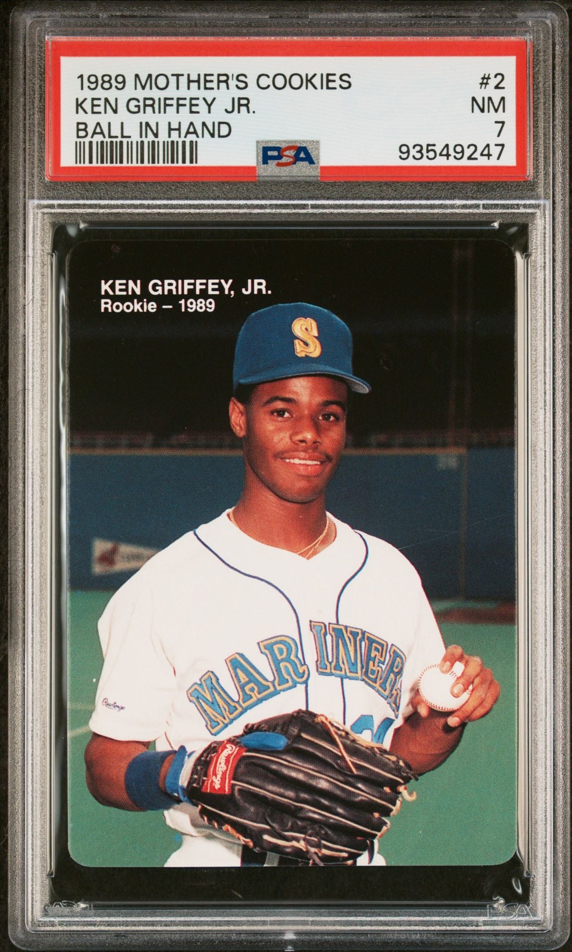 1989 Mothers Cookies Ken Griffey Jr. Set - PSA Graded SET OF 4 RARE ROOKIE